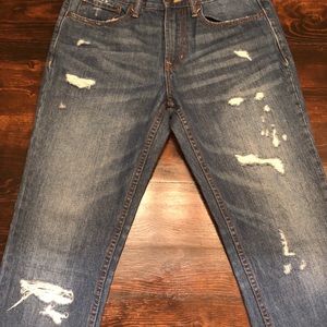 EUC OLD NAVY Distressed Jeans Size 32